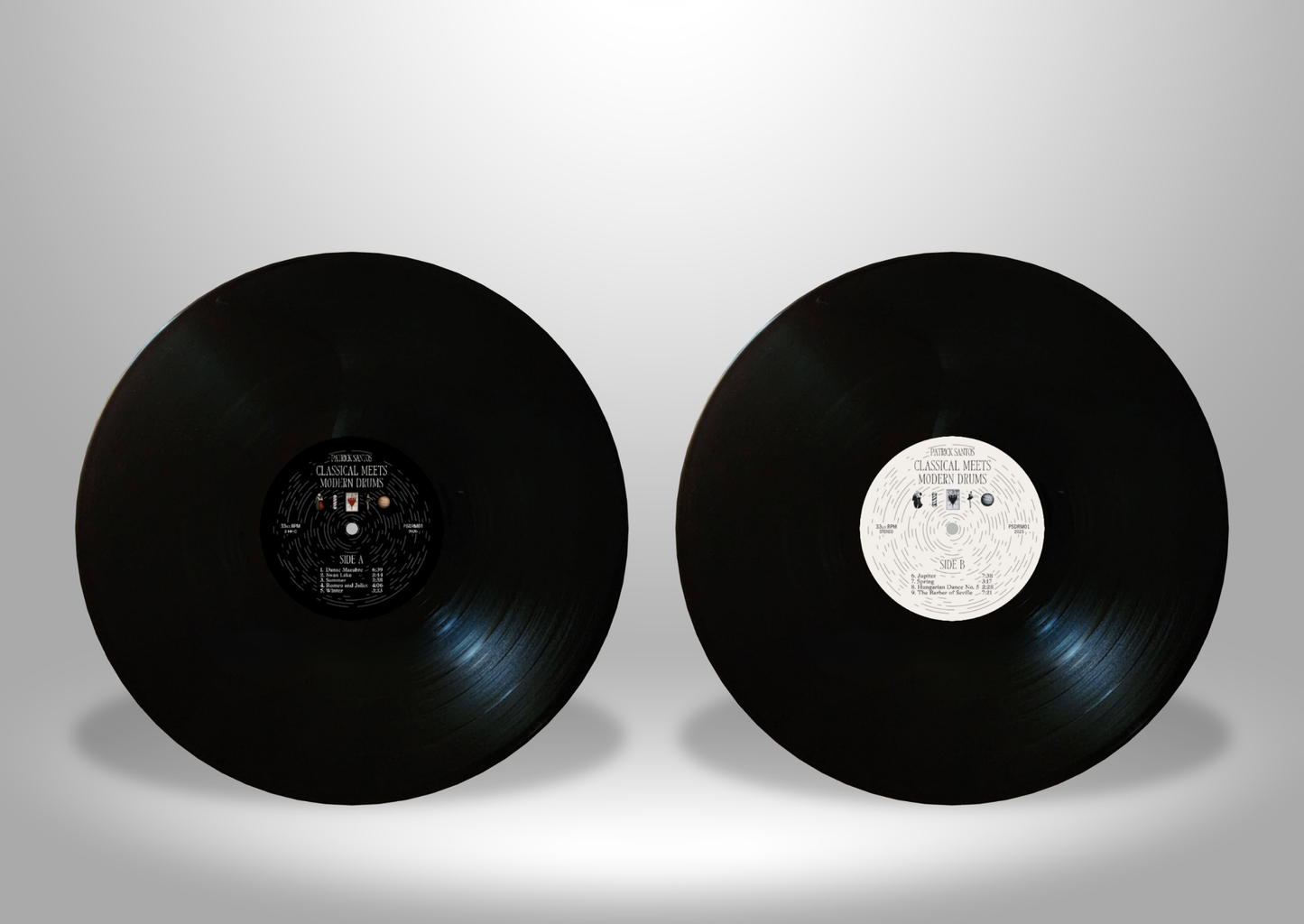 PRE-ORDER: Classical Meets Modern Drums Black Vinyl